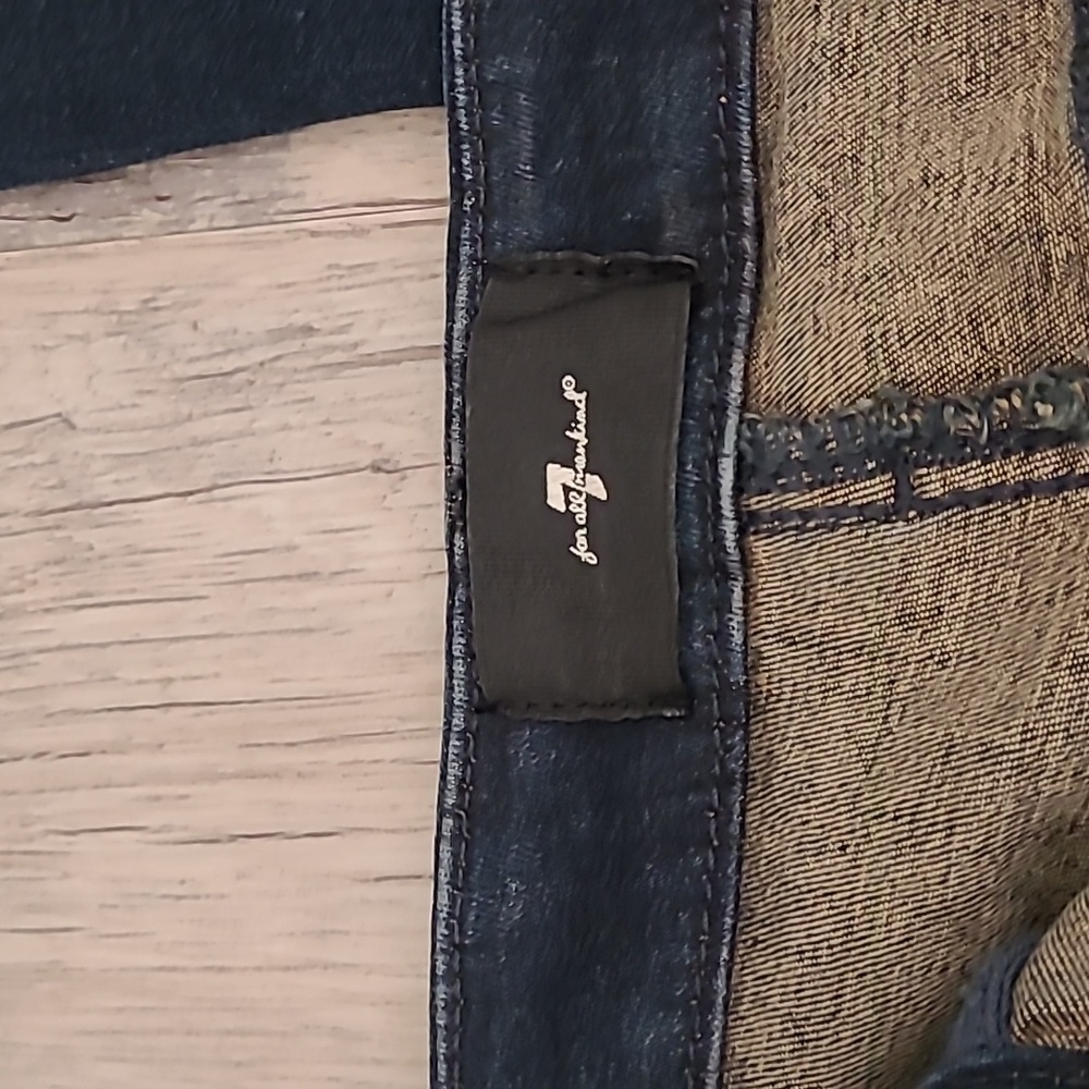 7 For All Mankind Ulra High Rise Skinny Boot - Picture 5 of 7